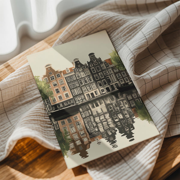 Amsterdam Canal Reflection