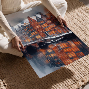 Amsterdam Canal Night