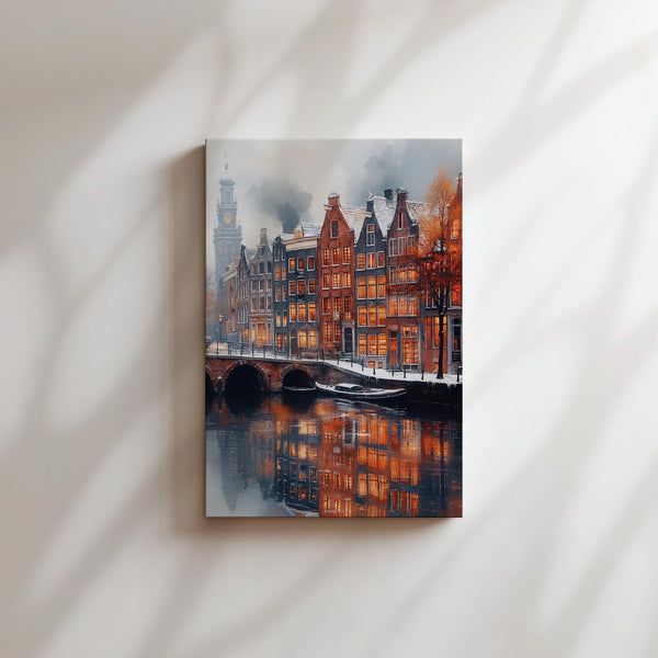 Amsterdam Canal Night