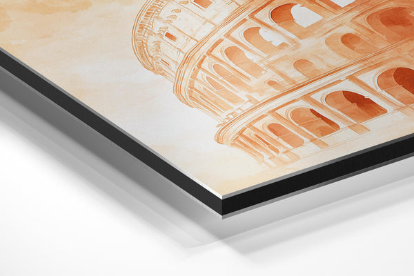 Colosseum Watercolor