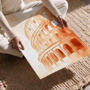 Colosseum Watercolor