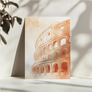 Colosseum Watercolor
