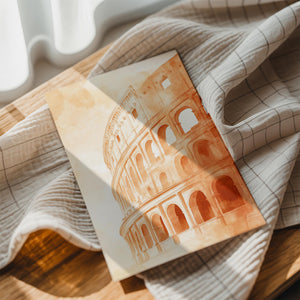 Colosseum Watercolor