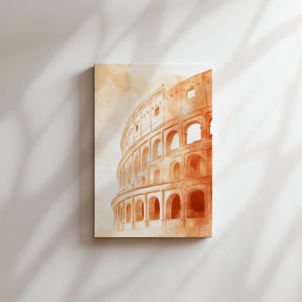Colosseum Watercolor