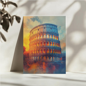 Colosseum Sunset Glow