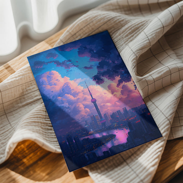 Shanghai Skyline Dusk