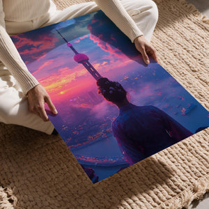 Oriental Pearl Sunset