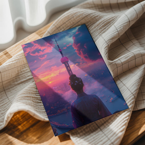 Oriental Pearl Sunset