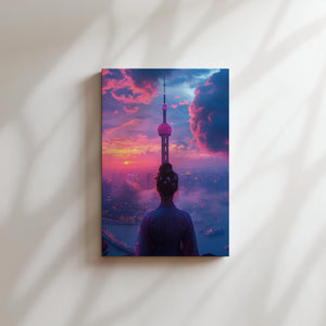 Oriental Pearl Sunset