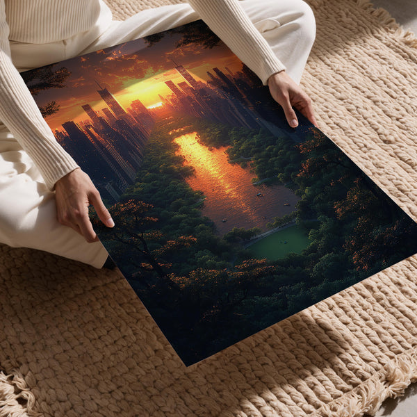 Central Park Sunset Path