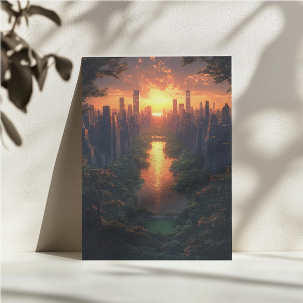 Central Park Sunset Path