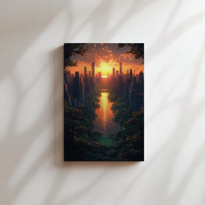 Central Park Sunset Path