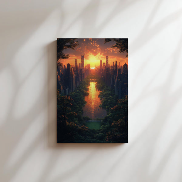 Central Park Sunset Path