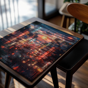 Lantern-Lit Street Scene