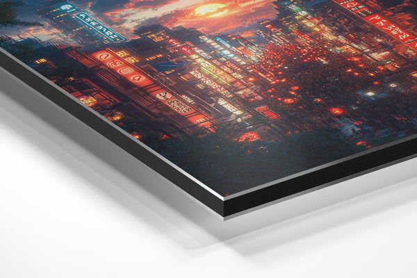 Lantern-Lit Street Scene