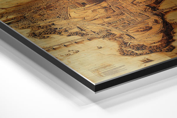 Sepia Ancient City Map