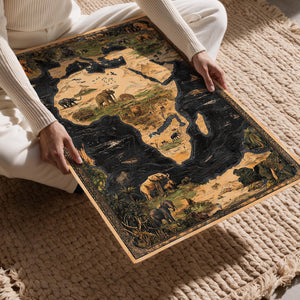 African Wildlife Map