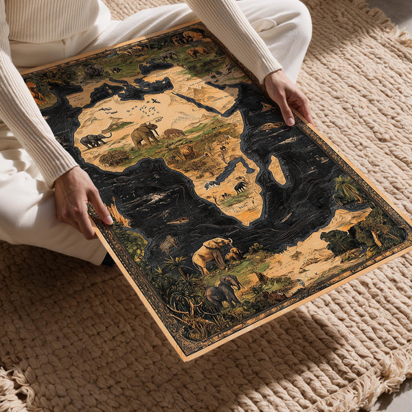 African Wildlife Map