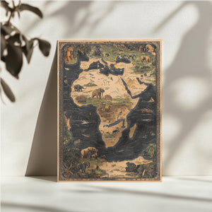 African Wildlife Map