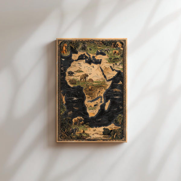 African Wildlife Map