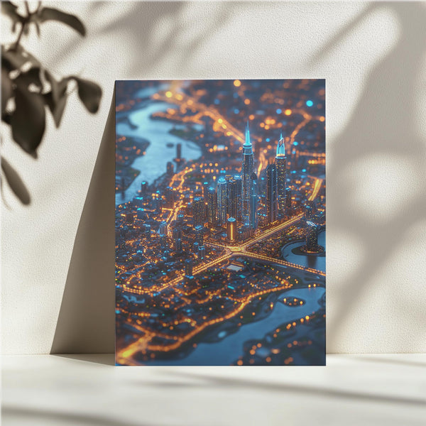 Vibrant Dubai Nightscape