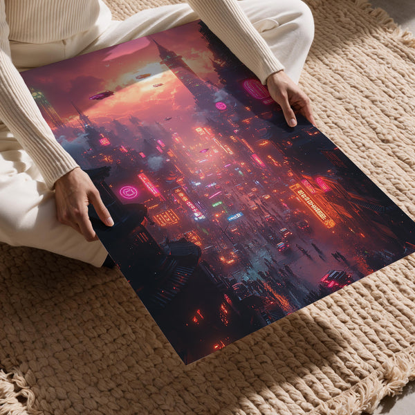 Cyberpunk Street Scene