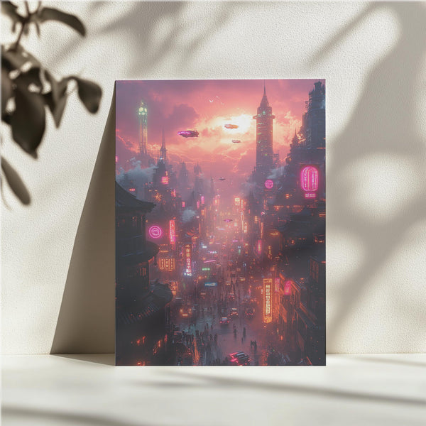 Cyberpunk Street Scene