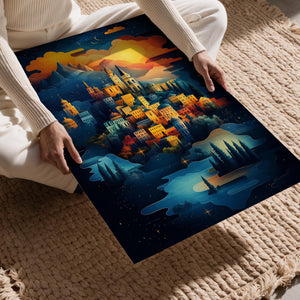 Artistic Hilltop Village