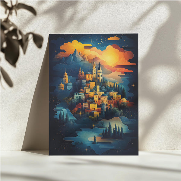 Artistic Hilltop Village