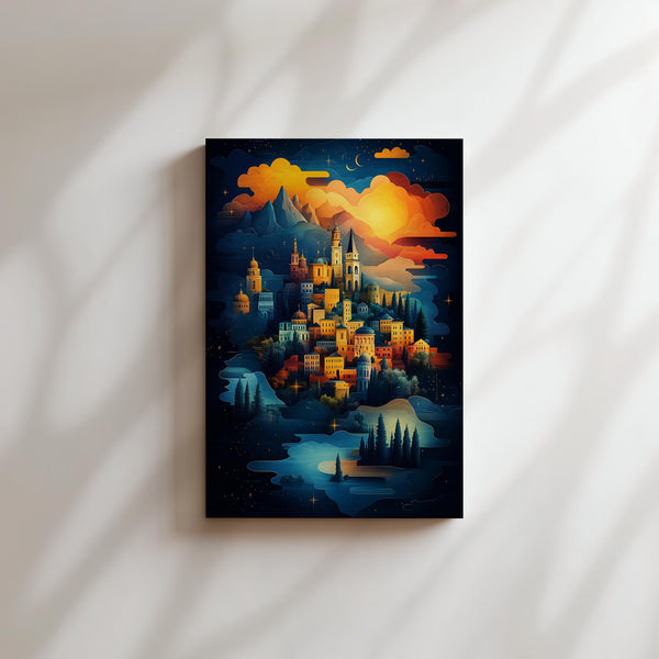 Artistic Hilltop Village