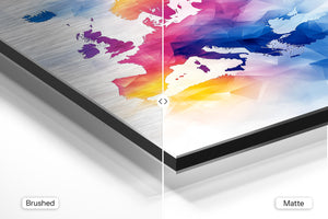 Pastel Europe Geometric Map