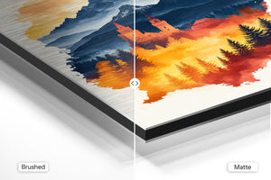 Autumnal Chapel Mountain Scene