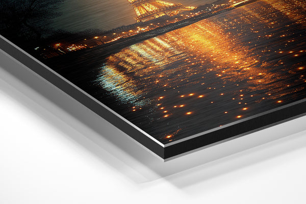 Eiffel Sparkle Reflection