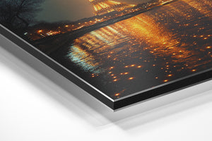 Eiffel Sparkle Reflection