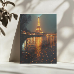 Eiffel Sparkle Reflection