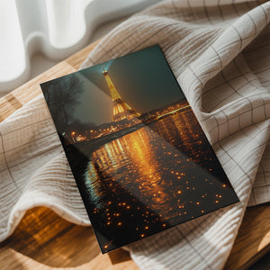 Eiffel Sparkle Reflection