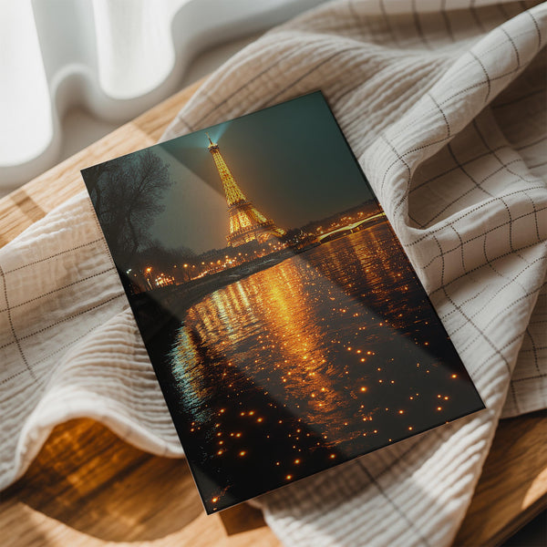 Eiffel Sparkle Reflection