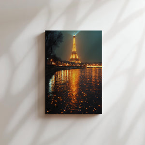 Eiffel Sparkle Reflection