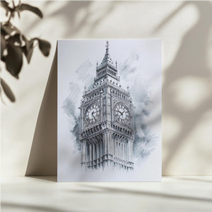 Big Ben Pencil Art