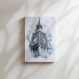 Big Ben Pencil Art
