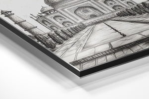 Taj Mahal Ink Sketch