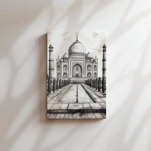 Taj Mahal Ink Sketch