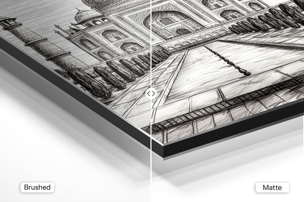 Taj Mahal Ink Sketch