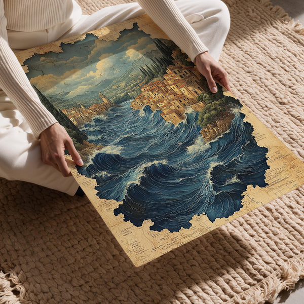 Mediterranean Coastal Scene