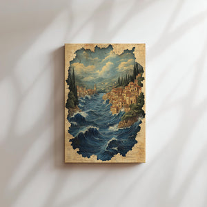 Mediterranean Coastal Scene