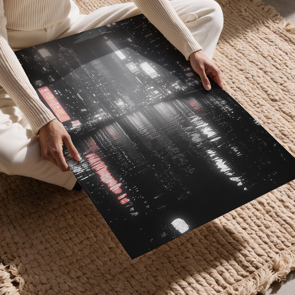 Rainy Urban Nightscape