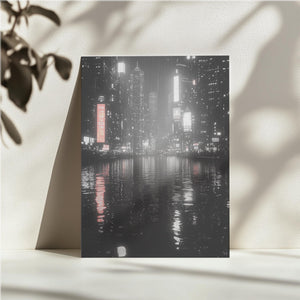 Rainy Urban Nightscape