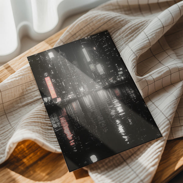 Rainy Urban Nightscape