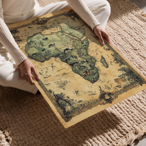 African Wildlife Map