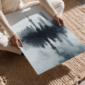 Shanghai Fog Reflection